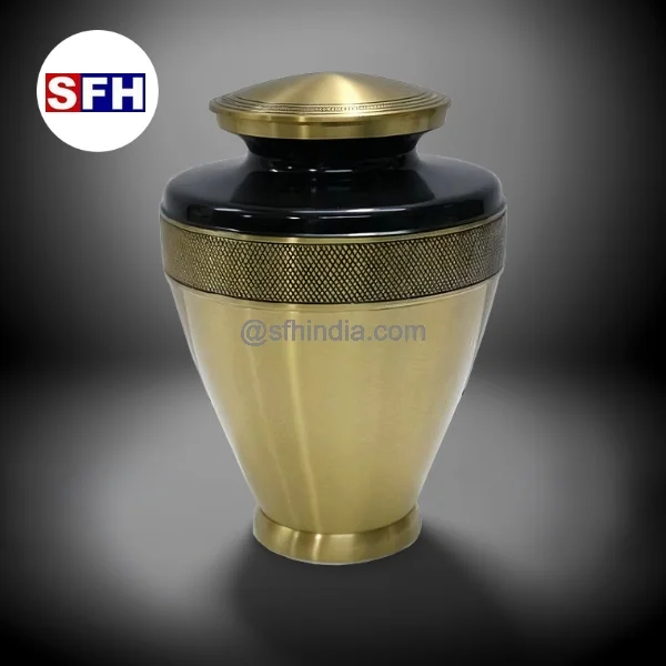 Brass GOLD URN Brass GOLD URN