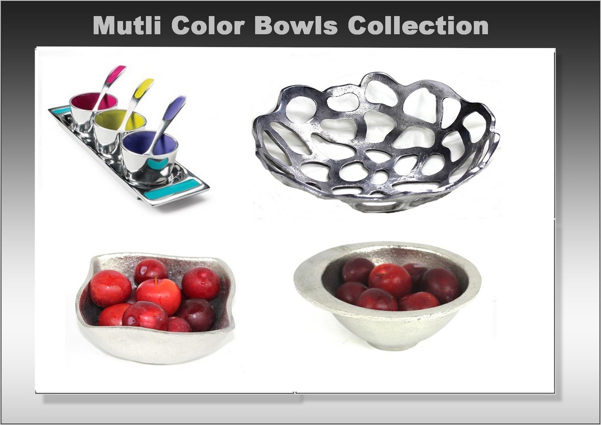 Multi color bowls