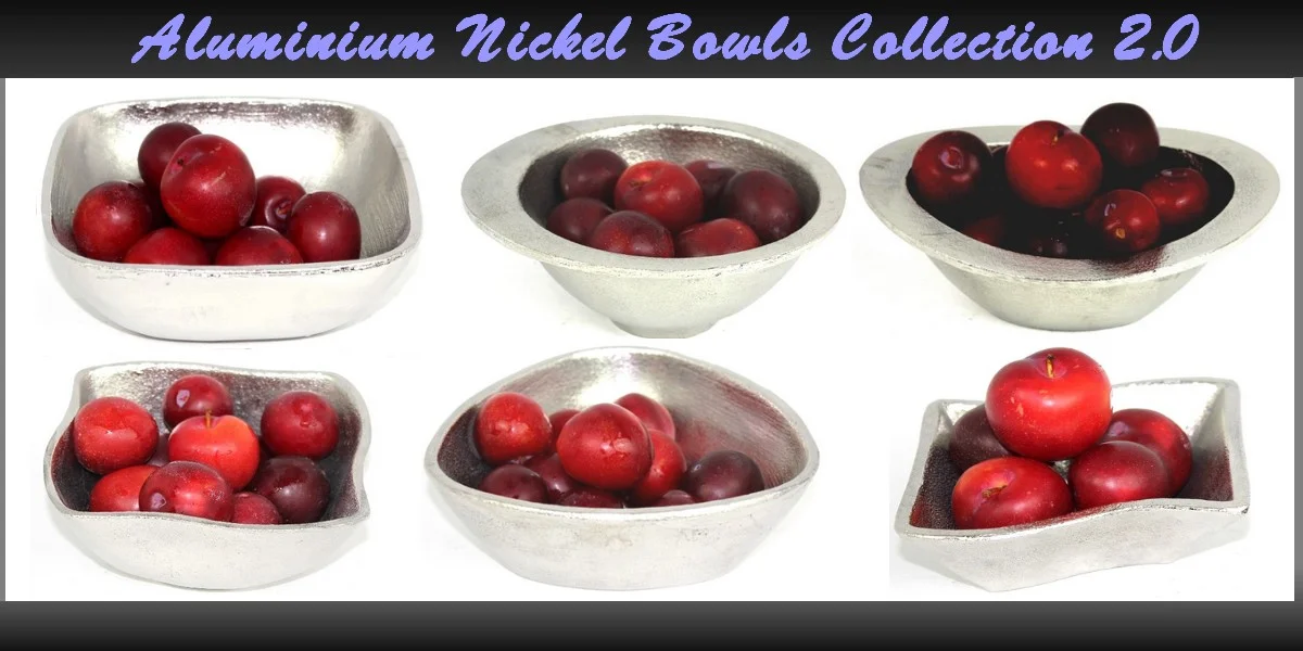 Aluminium Nickel Bowls Collection 2.0